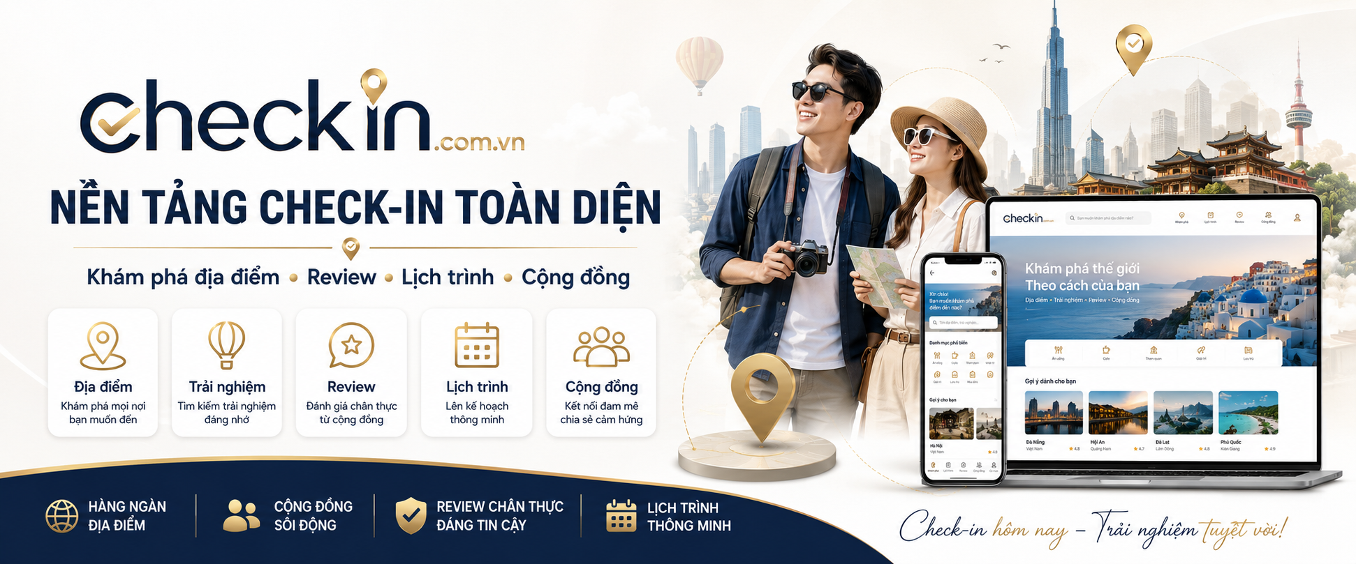 Checkin.com.vn - Nền tảng check-in toàn diện